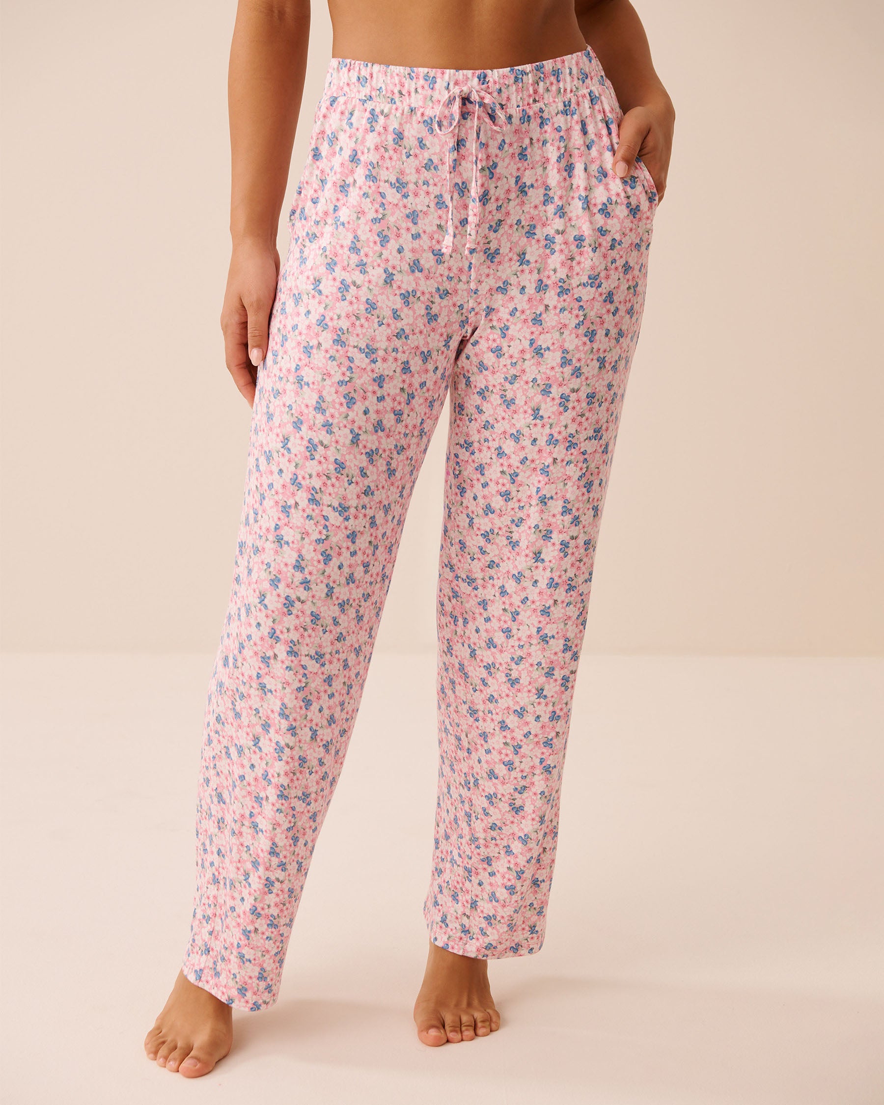 Bloom & Berry Print Soft Jersey Pajama Pants | La Vie en Rose KSA
