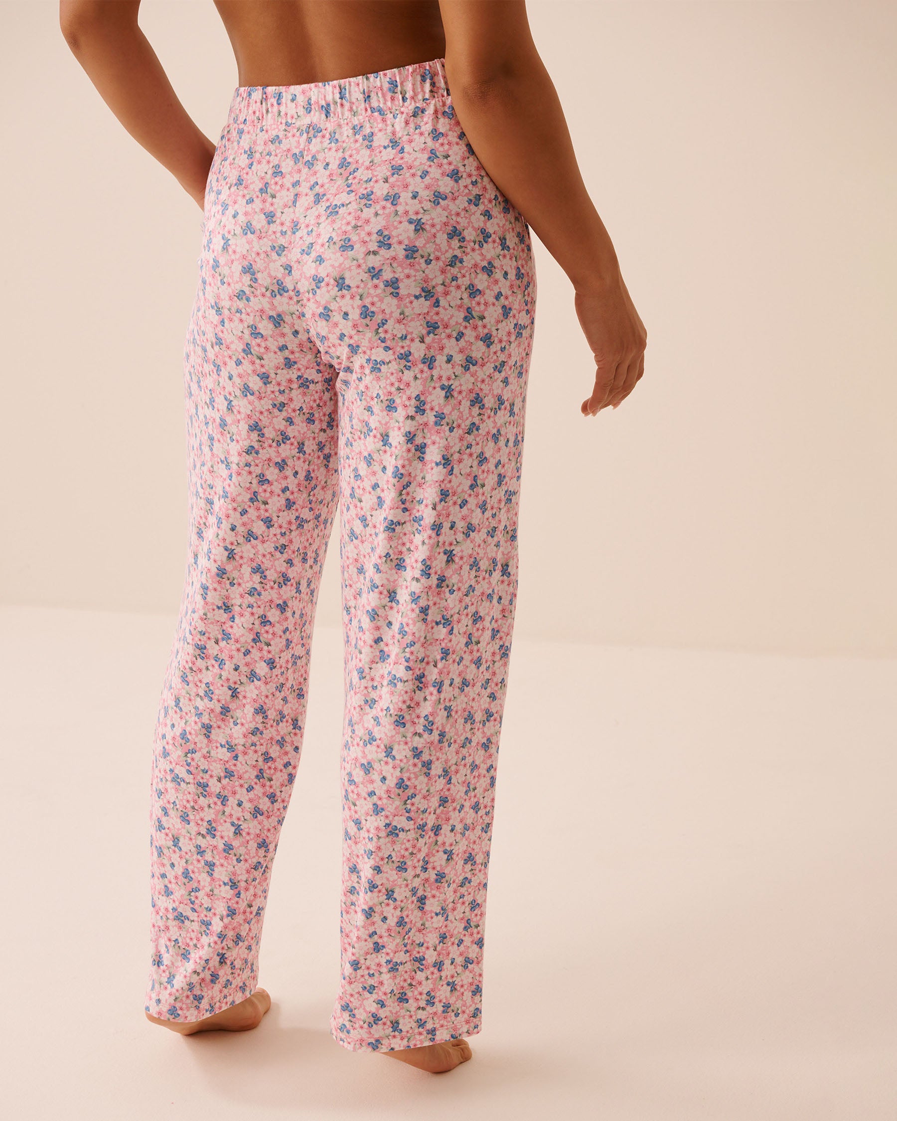 Bloom & Berry Print Soft Jersey Pajama Pants la Vie en Rose