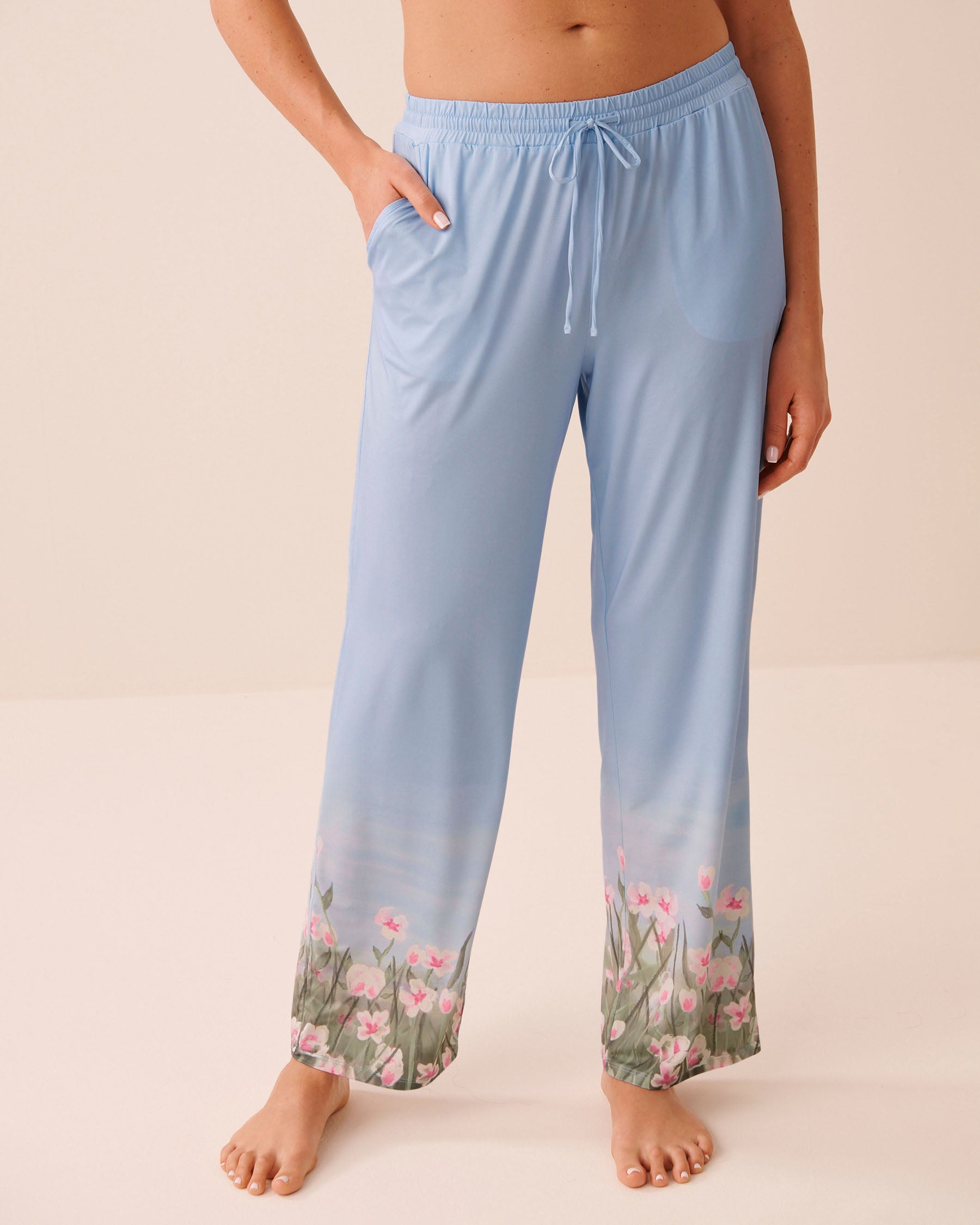 Flower Field Print Pajama Pants | La Vie en Rose KSA