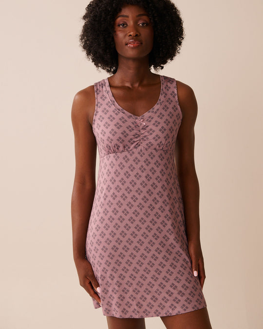 Geo Print Soft Jersey Nightie