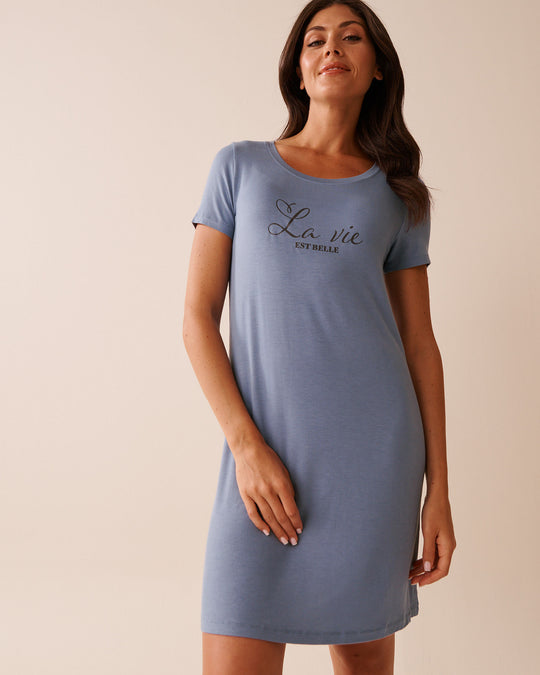 Soft Jersey Short Sleeve Sleepshirt