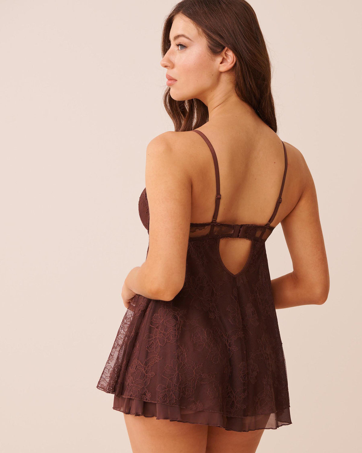 Push-up Floral Lace Babydoll 26F1