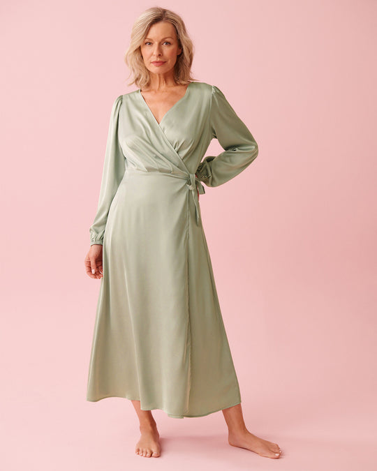 Satin Long Sleeve Sleepshirt