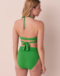 SOLID Push-up Bikini Top Forest green 70100456 La Vie En Rose | KSA