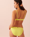 SUNNY LIME Recycled Fibers Wireless Push-up Bikini Top Lime 70100468 La Vie En Rose | KSA