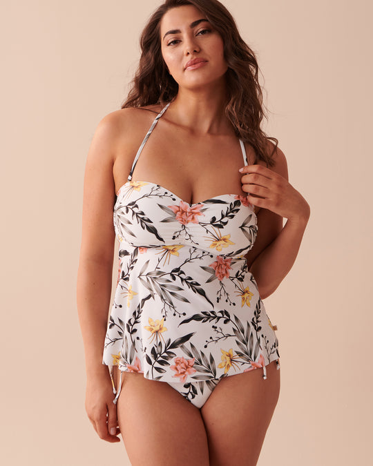 حمالة تانكيني باندو بنقشة استوائية