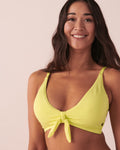 SUNNY LIME Recycled Fibers D Cup Triangle Bikini Top Lime 70200089 La Vie En Rose | KSA