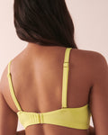 SUNNY LIME Recycled Fibers D Cup Triangle Bikini Top Lime 70200089 La Vie En Rose | KSA