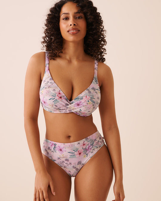 ISLAND BLUSH D Cup Plunge Bikini Top