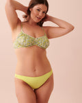 SUNNY LIME Recycled Fibers Side Bands Bikini Bottom Lime 70300436 La Vie En Rose | KSA