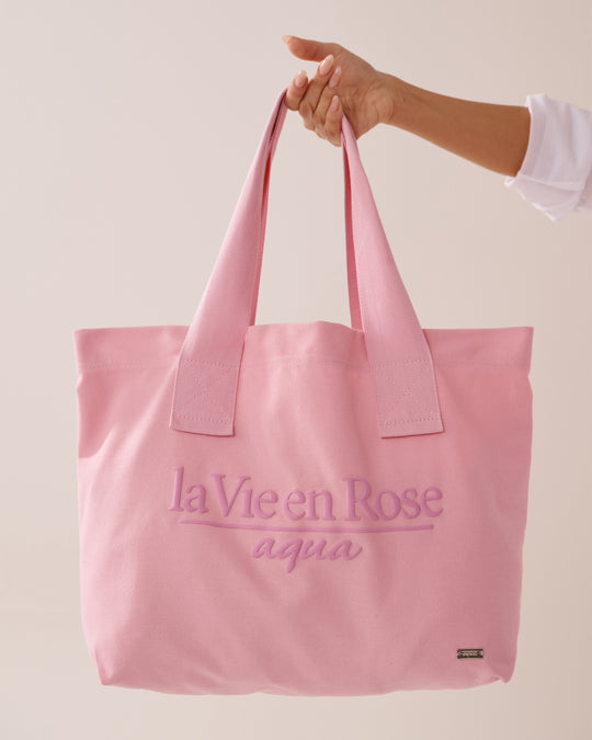 La Vie en Rose Beach Bag