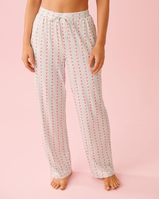 Rose Print Super Soft Pajama Pants