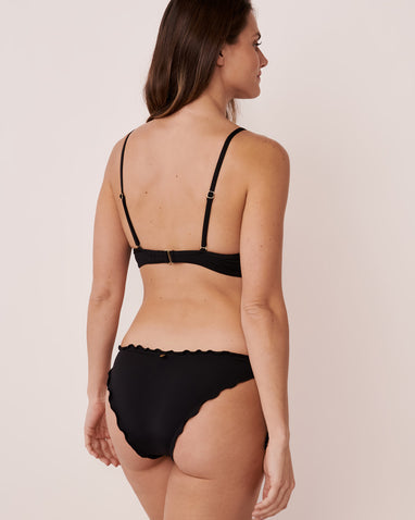 La Vie en Rose SOLID Push-up Bikini Top swimsuits Black – La Vie En Rose